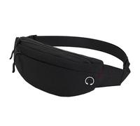 Sac bandoulière for Femme, Sac Ceinture Fin, Compagnon de Voyage Compact, Design de Rangement sécurisé, Sangle réglable légère, Organisateur d'essentiels du Quotidien(Waist Black)