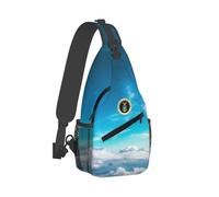 Sac Bandoulière Force Spatiale Loisir Sacoche Épaule Léger Sacoche Bandouliere pour École Randonnée Excursion