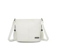 Sac bandoulière - GALLANTRY - Modèle Blanc - ECO CUIR synthétique - 20 cm - Ajustable 60/120 cm