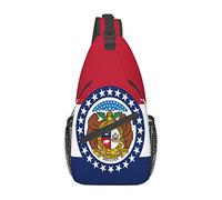 Sac Bandouliere Homme, Drapeau Du Missouri Sling Petit Sac À Dos Polyester Sacoche Homme Bandouliere Léger Sling Sac À Dos Pour Femme Randonnée Cyclisme
