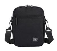 Sac Bandoulière Homme pour Téléphone Noir, Pochette Téléphone Bandoulière Homme, Casual Sacoche Bandouliere Sac de Messager Portefeuille Sac Porté Épaule Pochette de Voyage Étui Téléphone Holster