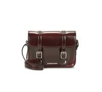 Sac Bandouliere hommes Dr. Martens 7in/18cm Satchel Cherry Red Oxford Rub Off Rouge Unique