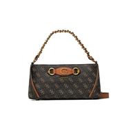 Sac bandoulière logos all over Izzy - Guess jeans - Femme ,U Marron