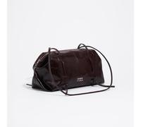 Sac bandoulière Lolita en cuir bordeaux foncé UN