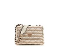 GUESS sac à épaule bandoulière Giully II Mini 2 Compartment Convertible Flap Taupe Multi