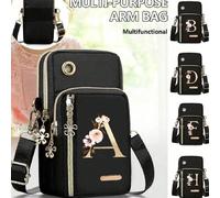 Sac bandoulière mini minimaliste avec design de lettre, poche pour téléphone et portefeuille, convient pour un usage quotidien casual, sac bandoulière/épaule/messager résistant à l'eau, sac carré, idé