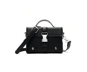 Sac bandoulière minimaliste , en nylon, couleur unie, sac de poitrine casual pour homme, sac à dos pour collège, essentiel pour l'été, essentiel pour papa, nouveau sac multifonction pour étudiant, sac