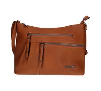 Sac bandoulière multi compartiment zippés Gallantry Marron Marron