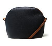 Sac bandoulière - OH MY BAG - NAAN - Cuir grainé - Noir - 23x19x7 cm