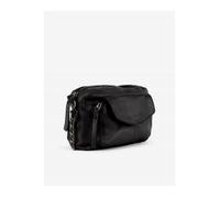 PIECES Pcnaina Leather Cross Over, Sacs bandoulière femme, Noir (Black), 5,5x14x20 cm (B x H T)