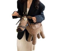 Sac Bandoulière | Pochette Messenger En Cuir PU À Forme De Sangle - Organizzatore per Coperchi di Padelle e Pentole - per Taglieri Utensili Cucina Armadio Piano Dispensa Appartamento Organizzazione