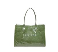 Sac Bandoulière Polyvalent en PVC Imprimé Lettres Style Chic et Waterproof