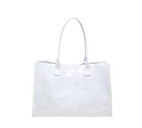 Sac Bandoulière Polyvalent en PVC Imprimé Lettres Style Chic et Waterproof