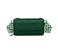 Sac Bandoulière Portefeuille Mignon en Cuir Vert foncé