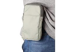 Sac Bandoulière Portefeuille Poche, Ceinture Clip Sacoche Etui, 6.5" Sac de Ceinture Téléphone Portable Sac Banane Pochette Porte-Monnaie Portefeuille Zippée Étui Housse Porte-Cartes Messenger Sac