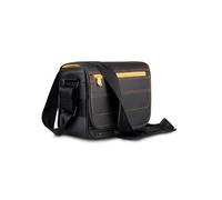 Sac bandoulière pour Appareil Photo - BE.EZ - LE reporter Scout - Noir / Jaune - Coton imperméable - Mixte