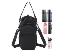 Sac Bandoulière Pour Bouteille D'eau - Housse Isotherme Réglable - Pochette Porte-Bouteille Tumbler Pour Extérieur,pour Extérieur Randonnée Voyage Plage Pêche Course Sport Trajet École Salle de Sport