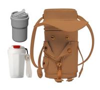 Sac Bandoulière pour Bouteilles d'Eau - Petite Pochette Téléphone Femme | Sac Seau en Cuir PU | Bag Seau Léger 180g avec Motif Dessin Animé Mignon, Bag à Bandoulière Tendance pour Voyages, Sport