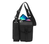 Sac Bandoulière Pour Homme | Sac Poitrine Voyage d'Affaires - Petit Organisateur Imperméable Téléphone Bouteille pour Hommes Transport Travail Sport Randonnée Salle de Sport Voyage