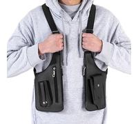 Sac Bandoulière pour Hommes - Pochette Imperméable - Sac Holster D'Épaule Imperméable | pour Papa Petit Ami Voyage Sortie Urbain Décontracté Portable Clé Voiture Passeport