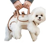 Sac Bandoulière Pour Petits Chiens Style sac à main, à dégagement rapide, | Avec poche, porte-chien bandoulière Sac Bandoulière Chiot pour Voiture Avion Vél