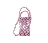 Sac Bandoulière pour Smartphone en Crochet Tressé Série TressBag Violet