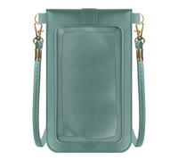 Sac Bandoulière pour Smartphone Fenêtre Tactile avec Sangle 1.40m bleu