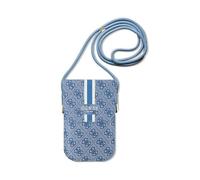 Sac bandoulière pour téléphone - Guess - 4G Stripes - Bleu - Zippée - Synthétique
