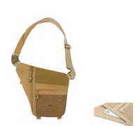 Sac bandoulière Powios, nouveau sac à bandoulière tactique d'extérieur étanche multi-poches 2025(Khaki)