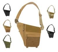 Sac BandoulièRe Powios, Sac De Poitrine Tactique Antivol Pour Homme, IdéAl Pour Les Sports De Plein Air (Kaki)