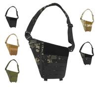 Sac BandoulièRe Powios, Sac De Poitrine Tactique Antivol Pour Homme, IdéAl Pour Les Sports De Plein Air (Noir Camouflage)