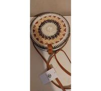Sac Bandoulière Rond Rotin 20 cm