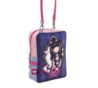 Sac bandoulière - SAFTA - Gorjuss Cheshire Cat - Multicolore - 14x19x7 cm - Enfant Mixte