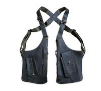 Sac Bandoulière Sous Le Bras, Nouveau Sac Sous-Bras Double Bretelle Ajustable Holster Portefeuille Imperméable Anti-Vol, Sacs Bandoulière hommes Sacoche Holster Pour Hommes Femmes Voyages & Plein Air