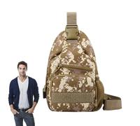 Sac Bandoulière Sport | Bandoulière Réglable | Poche Messagère Souple de Poitrine pour Hommes et Femmes Vélo Camping Randonnée Extérieur
