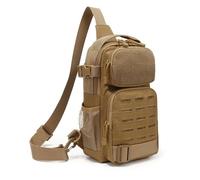 Sac Bandoulière Tactique, Sacoche Randonnée 600D Nylon Molle