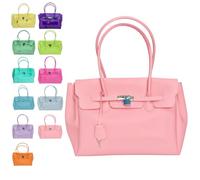 Sac bandoulière transparent effet gelée，Halbtransparent-N