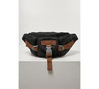 Urban Classics Sac à bandoulière Ripstop recyclé pour la randonnée, Mixte, Noir, Einheitsgröße