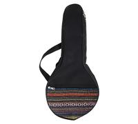 Sac banjo à 4 cordes 63,5 cm pour ukulélé ethnique, sac fourre-tout pour ukulélé avec dos en coton