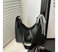Sac Bao Bao de haute qualité et de mode simple, sac pour femme, sac à bandoulière décontracté, sac sous le bras de grande capacité, sac messenger multifonctionnel rétro - couleur unie, noir, sac messe