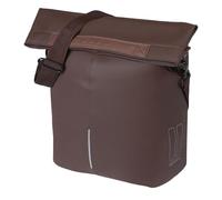 SAC BASIL VEGAN LEATHER HOOK-ON 14-16L POLYE.MARRON 49x30x18 - 18370 -