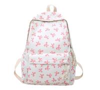 Sac Bebe - Sac À Dos avec Nœud Joli Sac À Dos Preppy pour Adolescentes Sac À Dos Esthétique Et Girly pour La Rentrée Scolaire Sac À Dos pour L'Université Petite Trousse De Maquillage (One Size)