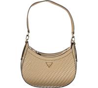 Sac beige pour femmes avec détails contrastés & bandoulière, compartiments pour cartes, taille : UNI Couleur : Beige