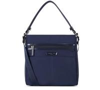 LANCASTER Sac besace - Basic Verni Bleu foncé
