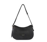 Sac besace - Dune M 529-95 - Cuir extérieur - Zippée - Noir 31x7x22 cm