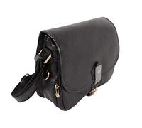Sac besace femme KATANA en cuir réf 32587 taille moyenne (3 couleurs disponible) (noir)
