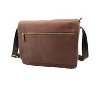 Sac besace - Gérard Henon - GH 5272 - Cuir de vachette - Bandoulière réglable - Marron