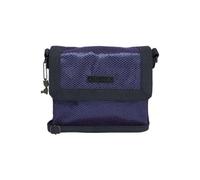 Sac besace - LOLLIPOPS - SHINE SIDE - Bleu - Bandoulière amovible - Effet serpent