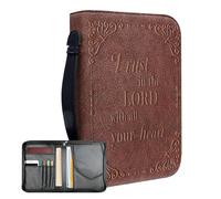 Sac biblique, étui de couverture biblique vintage,Housse de transport en cuir PU Bible | Étui à livres portable pour étude de la Bible, église