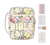 Sac Biblique - Sacs Bibliques Pour Femmes - 25x20.3x7.62 Cm - Boho Large Zippered Portant Couverture De Couverture Femmes | Le Sac De Rangement Portable Utilise Des Livres, Cosmétiques, Des Articl